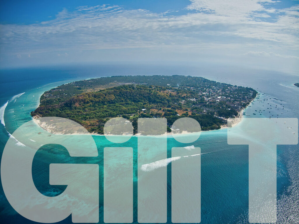 Aerial view Gili T