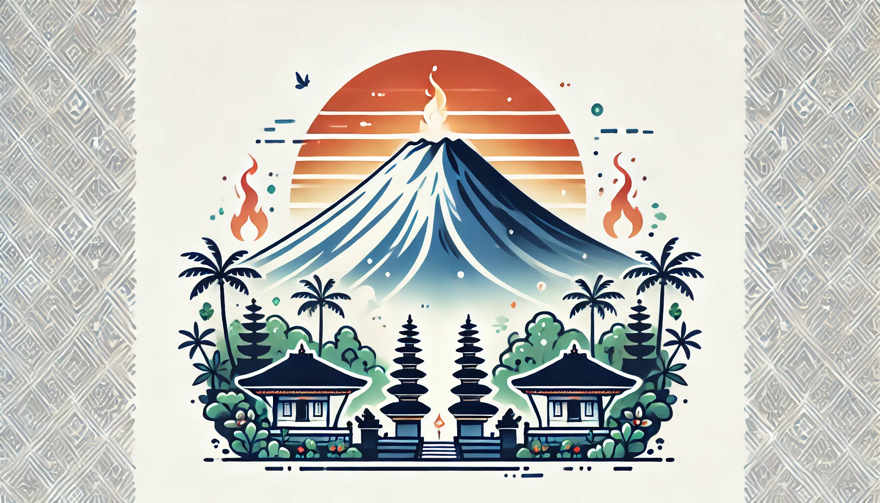 Mount Agung - wildfires